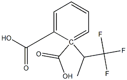 (+)-Phthalic acid hydrogen 1-[(S)-1-(trifluoromethyl)ethyl] ester Struktur