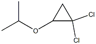 1,1-Dichloro-2-isopropoxycyclopropane Struktur