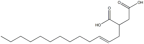 (2-Tridecenyl)succinic acid Struktur