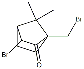 7,7-Dimethyl-2-oxo-1-bromomethyl-3-bromo-bicyclo[2.2.1]heptane Struktur