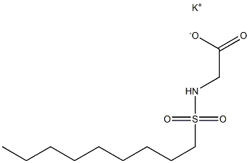 N-Nonylsulfonylglycine potassium salt Struktur