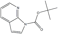 1H-Pyrrolo[2,3-b]pyridine-1-carboxylic acid tert-butyl ester Struktur