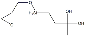 1,2-Epoxy-8,8-dihydroxy-5-sila-4-oxanonane Struktur