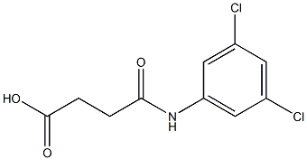 4-(3,5-Dichlorophenylamino)-4-oxobutyric acid Struktur