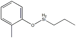 (2-Methylphenoxy)propylsilane Struktur