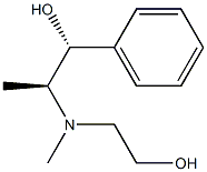 (1R,2S)-1-Phenyl-2-[methyl(2-hydroxyethyl)amino]-1-propanol Struktur