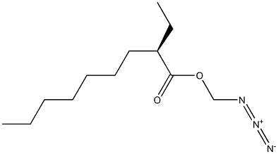 (R)-1-(Azidomethyl)heptyl=butanoate Struktur