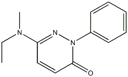 6-(Ethylmethylamino)-2-phenyl-3(2H)-pyridazinone Struktur