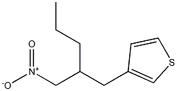 3-[2-(Nitromethyl)pentyl]thiophene Struktur