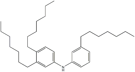 3,3',4'-Triheptyl[iminobisbenzene] Struktur