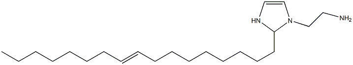 1-(2-Aminoethyl)-2-(9-heptadecenyl)-4-imidazoline Struktur