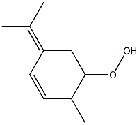 p-Mentha-2,4(8)-dien-6-yl hydroperoxide Struktur