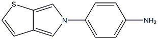 5-(4-Aminophenyl)-5H-thieno[2,3-c]pyrrole Struktur