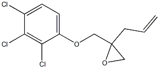 2,3,4-Trichlorophenyl 2-allylglycidyl ether Struktur