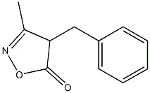 3-Methyl-4-benzylisoxazol-5(4H)-one Struktur