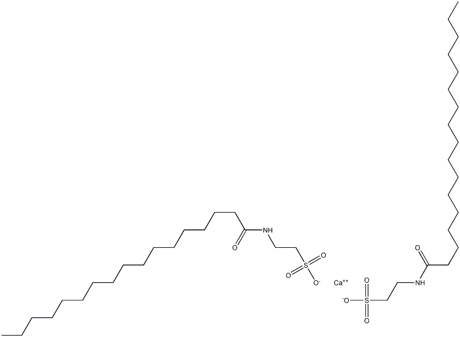 Bis(N-heptadecanoyltaurine)calcium salt Struktur