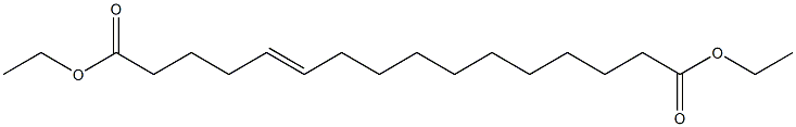 5-Hexadecenedioic acid diethyl ester Struktur