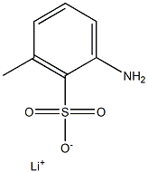 2-Amino-6-methylbenzenesulfonic acid lithium salt Struktur