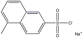 5-Methyl-2-naphthalenesulfonic acid sodium salt Struktur