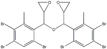 2,4,5-Tribromo-6-methylphenylglycidyl ether Struktur