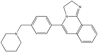 5-(4-Piperidinomethylphenyl)-2,3-dihydroimidazo[2,1-a]isoquinoline Struktur