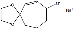 Sodium 1,4-dioxaspiro[4.6]undec-6-ene-8-olate Struktur