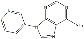 6-Amino-9-(3-pyridinyl)-9H-purine Struktur