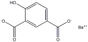 4-Hydroxyisophthalic acid barium salt Struktur