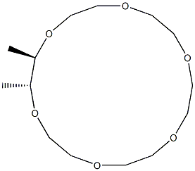 (2R,3R)-2,3-Dimethyl-18-crown-6 Struktur