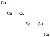 Scandium pentacopper Struktur