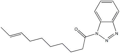 1-(8-Decenoyl)-1H-benzotriazole Struktur