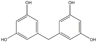 5,5'-Methylenebis(benzene-1,3-diol) Struktur