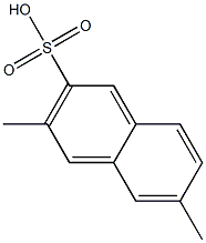 3,6-Dimethyl-2-naphthalenesulfonic acid Struktur