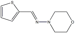 2-[(Morpholin-4-yl)iminomethyl]thiophene Struktur