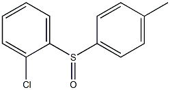 2-Chlorophenyl p-tolyl sulfoxide Struktur