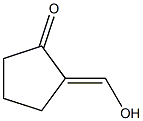 2-(Hydroxymethylene)cyclopentanone Struktur