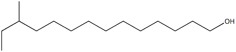 12-Methyl-1-tetradecanol Struktur