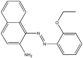 1-[(2-Ethoxyphenyl)azo]-2-naphtylamine Struktur