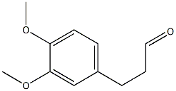 3,4-Dimethoxybenzenepropanal Struktur