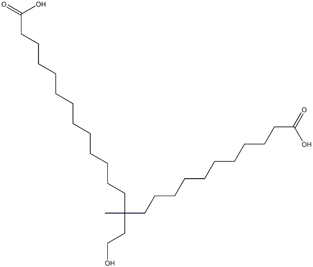 Diundecanoic acid 1-(2-hydroxyethyl)-1-methyl-1,3-propanediyl ester Struktur