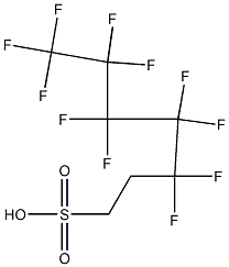 3,3,4,4,5,5,6,6,7,7,7-Undecafluoro-1-heptanesulfonic acid Struktur