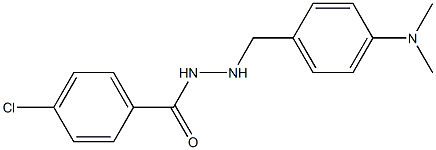 N'-[p-(Dimethylamino)benzyl]-p-chlorobenzhydrazide Struktur