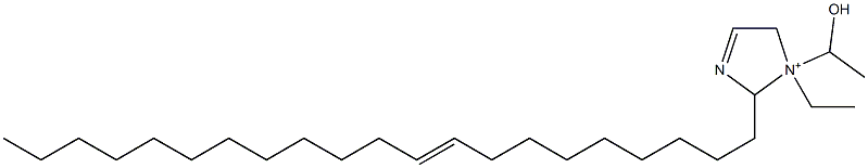 1-Ethyl-2-(9-henicosenyl)-1-(1-hydroxyethyl)-3-imidazoline-1-ium Struktur