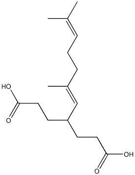 Dipropionic acid 3,7-dimethyl-2,6-octadienylidene ester Struktur