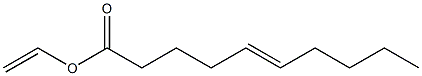 5-Decenoic acid ethenyl ester Struktur