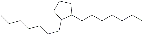 1,2-Diheptylcyclopentane Struktur