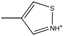 4-Methylisothiazole-2-cation Struktur