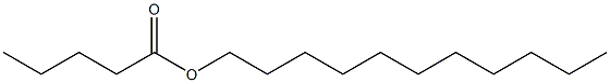 Valeric acid undecyl ester Struktur