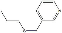 3-(Propylthiomethyl)pyridine Struktur