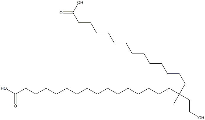 Ditetradecanoic acid 1-(2-hydroxyethyl)-1-methyl-1,3-propanediyl ester Struktur